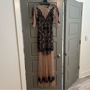 For Love & Lemons sheer lace maxi dress